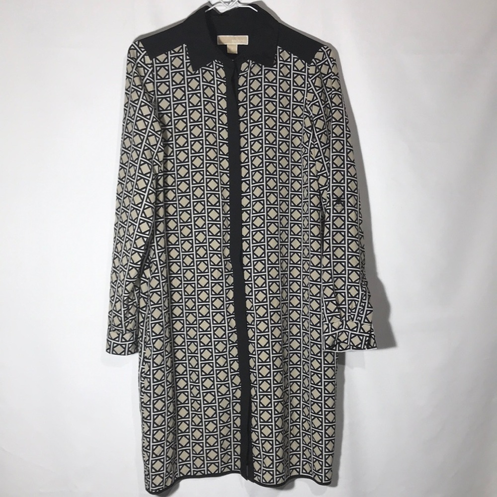 Michael Kors Black And Cream Dress Size 4